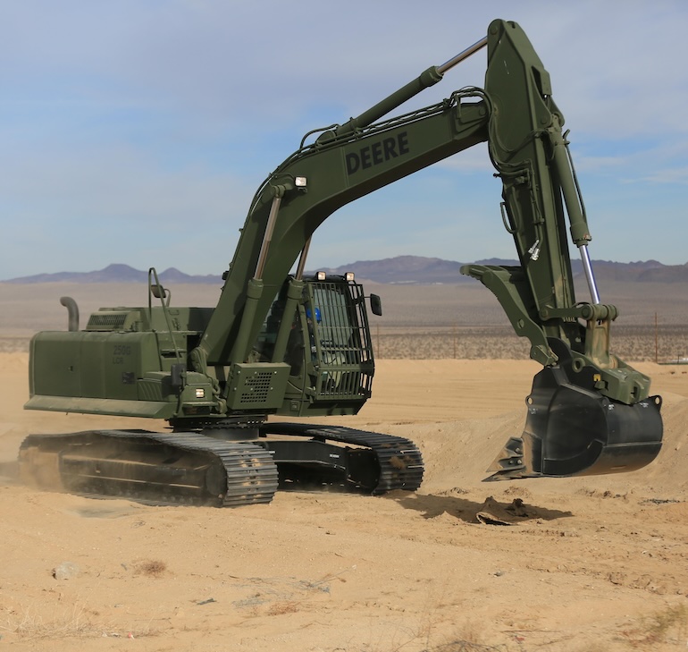 John Deere 250G LCR Military Hydraulic Excavator