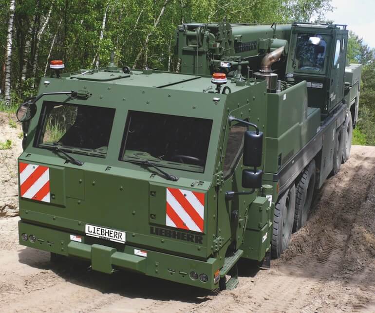 Armoured Rescue Crane Liebherr G-BKF Specs
